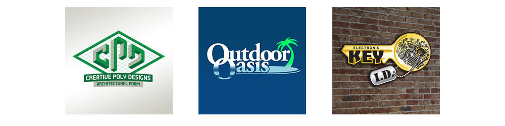 Logo Designs for CPD, Outdoor Oasis and Key ID